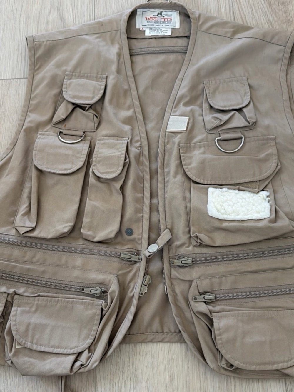 Khaki Utility Fishing Vest - Multi-Pocket Outdoors